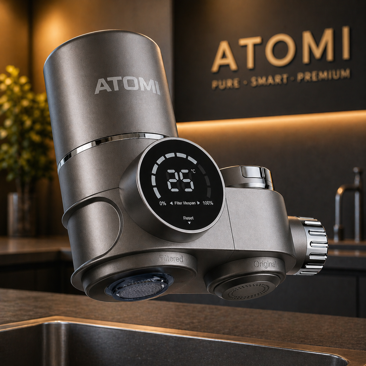 ATOMI Smart ონკანის წყლის ფილტრი